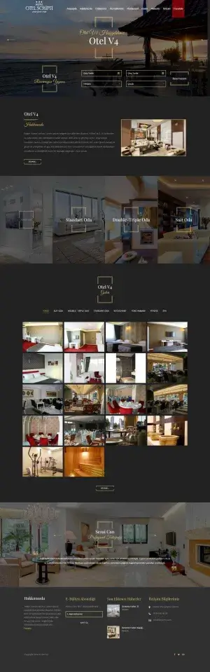 Lux Otel Tanıtım Sitesi