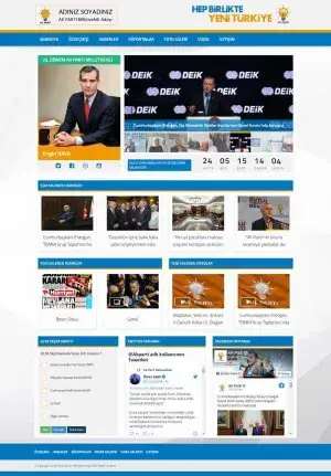 Adalet AKP Aday Tanıtım Sitesi