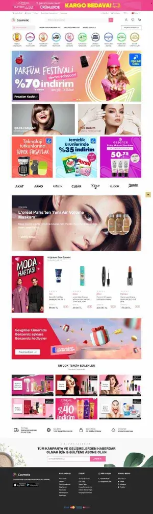 Care Kozmetik Ürün E-Ticaret Sitesi