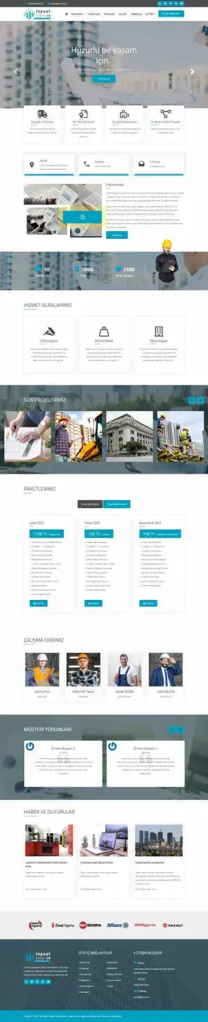 Lumia İnşaat, Dekorasyon ve Mimarlık Sitesi
